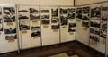 Black and white photos displayed on the wall photo taken in Semarang Indonesia