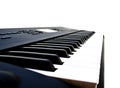Black and white piano key Royalty Free Stock Photo