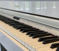 Black white piano Royalty Free Stock Photo