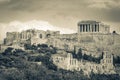 Acropolis of Athens ruins Parthenon Greeces capital Athens in Greece Royalty Free Stock Photo