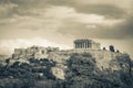 Acropolis of Athens ruins Parthenon Greeces capital Athens in Greece Royalty Free Stock Photo