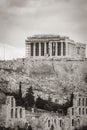 Acropolis of Athens ruins Parthenon Greeces capital Athens in Greece Royalty Free Stock Photo