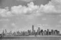 Black and white picture of New York, USA. Royalty Free Stock Photo