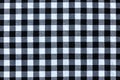 Black and White Plaid Textile Fabric Texture