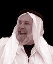 Black and White Portrait - The Sheik Laughs