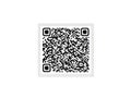 A black and white qr code centered on a plain white background with a light gray border Royalty Free Stock Photo