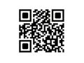 A black and white qr code with a complex central pattern Royalty Free Stock Photo