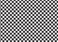 black and white racing and checkered pattern