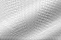 Black on white radial halftone texture. Diagonal dotwork gradient. Rough dotted vector background Royalty Free Stock Photo