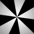 Black and white radial pattern abstract background