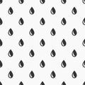 Black and white rain drops pattern Royalty Free Stock Photo