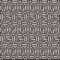 Black And White Rectangular Pattern Wallpaper