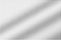 Black on white regular halftone vector. Digital dotted texture. Faded dotwork gradient for vintage effect Royalty Free Stock Photo