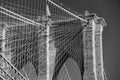 Black and white renditions of New York landmarks Royalty Free Stock Photo