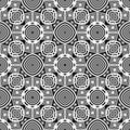 Black and white repeat pattern vector and seamless background Pattern