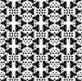 Black and white repeat pattern vector and seamless background image