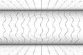 Black and white ripple waves abstract background 3D