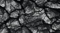 Black white rock texture background AI generated image Royalty Free Stock Photo
