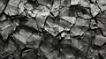 Black white rock texture background AI generated image Royalty Free Stock Photo