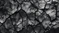 Black white rock texture background AI generated image Royalty Free Stock Photo