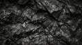 Black white rock texture with Dark gray stone granite background for design. Rough cracked mountain surface. Close-up. Crumbled Royalty Free Stock Photo