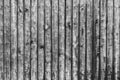 Black and white rustic wooden fence Royalty Free Stock Photo