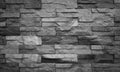 Black and white sandstone bricks wall background Royalty Free Stock Photo