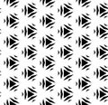 Black and white seamless abstract pattern. Background and backdrop. Grayscale ornamental design. Mosaic ornaments. Vector graphic Royalty Free Stock Photo
