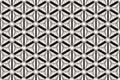 Black and white seamless diamond facets pattern