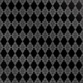 Black and White Seamless Diamond Ornamental Pattern Background Royalty Free Stock Photo