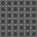 Black and white seamless ethnic pattern 6a