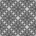 Black and white SEAMLESS GEOMETRIC pattern