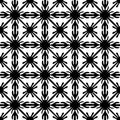 Black and white seamless geometrical pattern