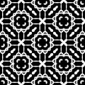 Black and white seamless pattern