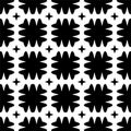 Black and white seamless pattern