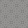 Black and white seamless pattern with check abstract Optical art texture with small diagonal square repeat