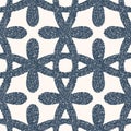 Seamless pattern with dotted geometric drawing Royalty Free Stock Photo