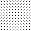 Black and white seamless pattern with star Royalty Free Stock Photo