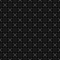 Black and white seamless pattern texture. Greyscale ornamental graphic design. Mosaic ornaments. Pattern template.