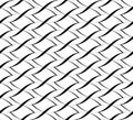 Black and white seamless pattern twist line style Royalty Free Stock Photo