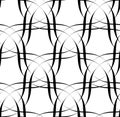 Black and white seamless pattern wave line style, abstract background Royalty Free Stock Photo