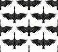 Seamless swan pattern