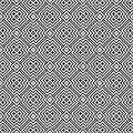 Black and white seamless repeated geometric art pattern background Royalty Free Stock Photo