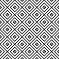 Vector stripes of square seamless diagonal pattern. Royalty Free Stock Photo