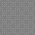 Black and white Seamless Repeating Vector Pattern. Multicolored, idea. Royalty Free Stock Photo