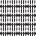 Black and white Seamless Repeating Vector Pattern. Multi, hexagon. Royalty Free Stock Photo