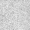 Black and white seamless texture pattern on a white square background. The vertical direction of the dashes. Boho Royalty Free Stock Photo