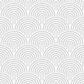 Black and white seamless wavy pattern. Polka dot print. Vector illustration Royalty Free Stock Photo