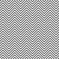 Black and white seamless zig zag line pattern