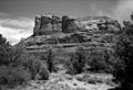 Black and White Sedona Red Rock Country Arizona Royalty Free Stock Photo